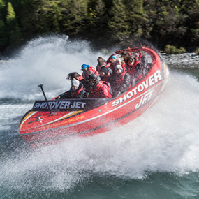 Take a spin on the water with Shotover Jet