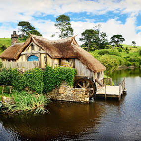 The old water mill at Hobbiton