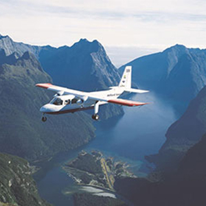 Enjoy a scenic flight to Milford Sound