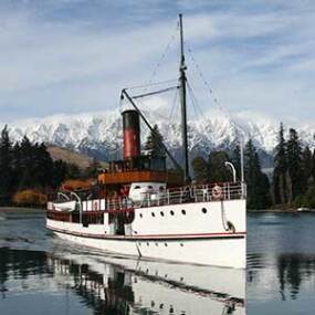 Cruise across Lake Wakatipu on the TSS Earnslaw