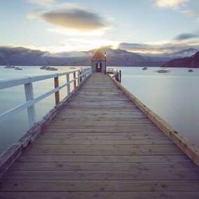 Take a stroll on the Akaroa Pier