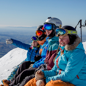 Family at Mt Hutt