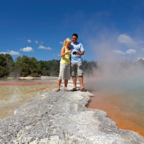 Wai O Tapu thermal wonderland near Rotorua