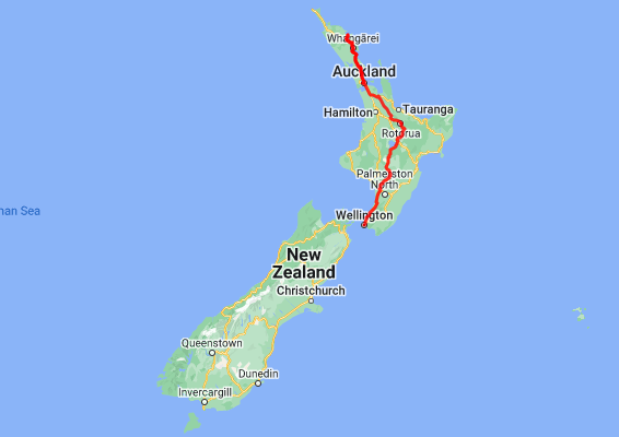 Tour map