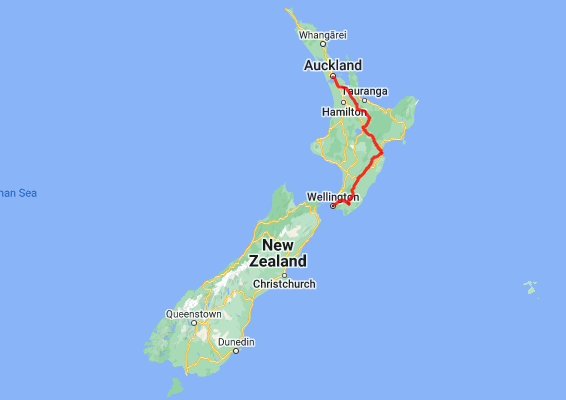 7 Day Auckland to Wellington Highlights