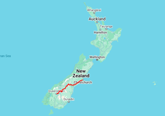 Tour map