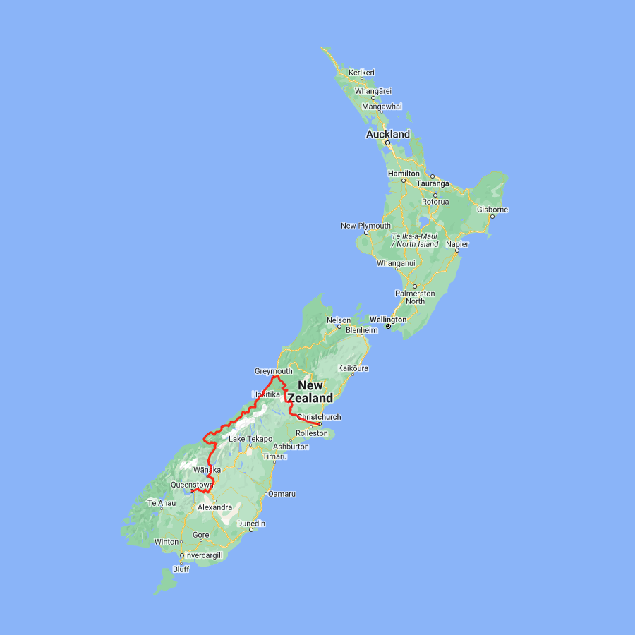 Tour map