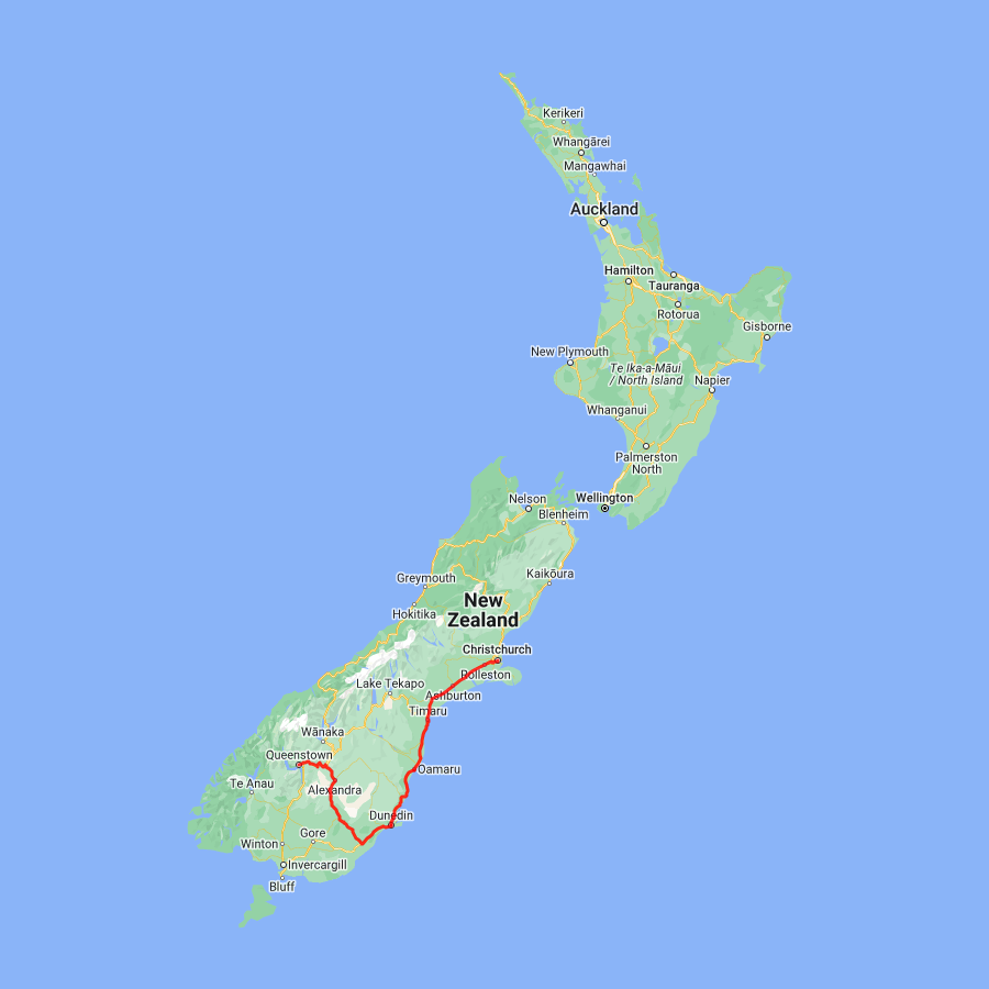Tour map