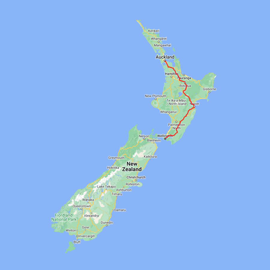 nz north island tour package