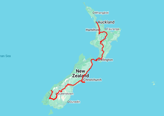 Tour map