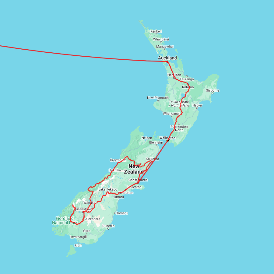 Tour map