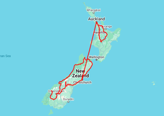 Tour map