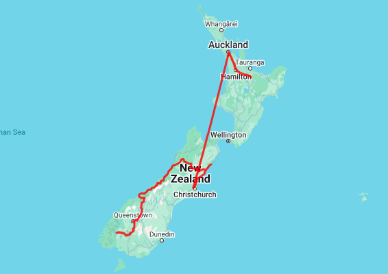 Tour map