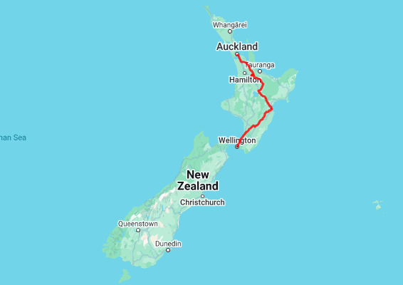 Tour map