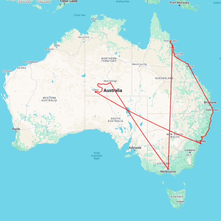 Tour map