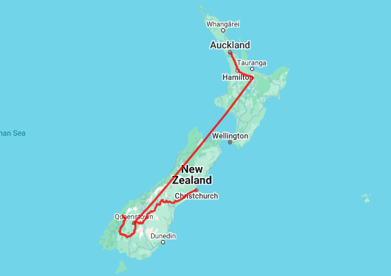 Tour map