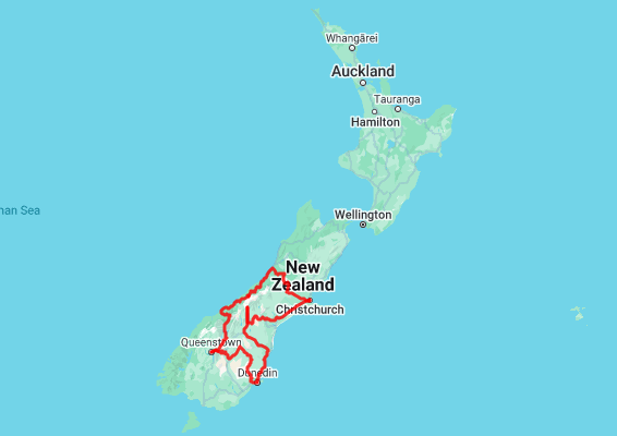 Tour map