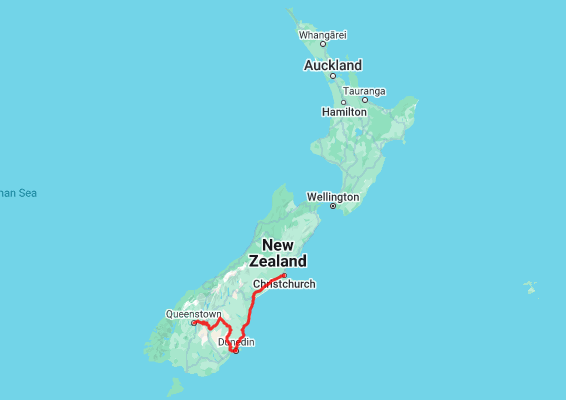 Tour map