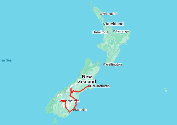 Tour map