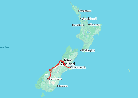 Tour map