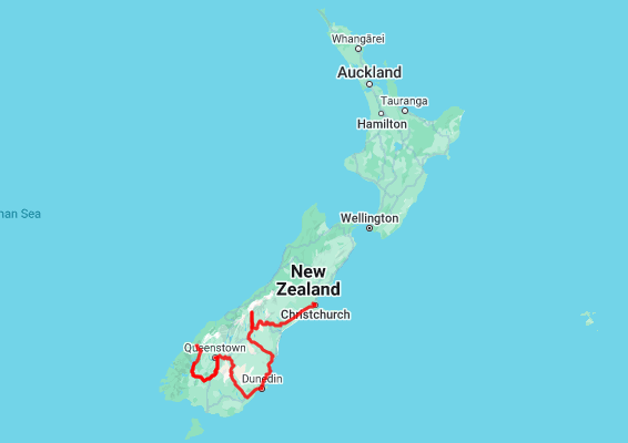 Tour map