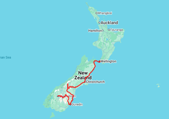 Tour map