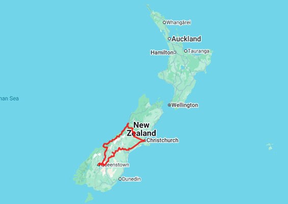 Tour map