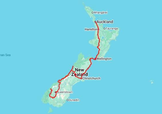 Tour map