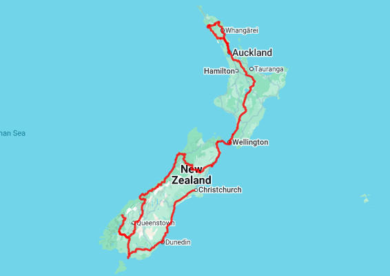 Tour map