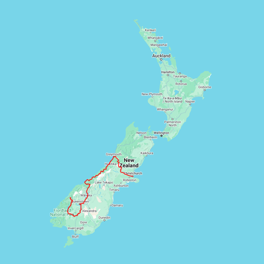 Tour map