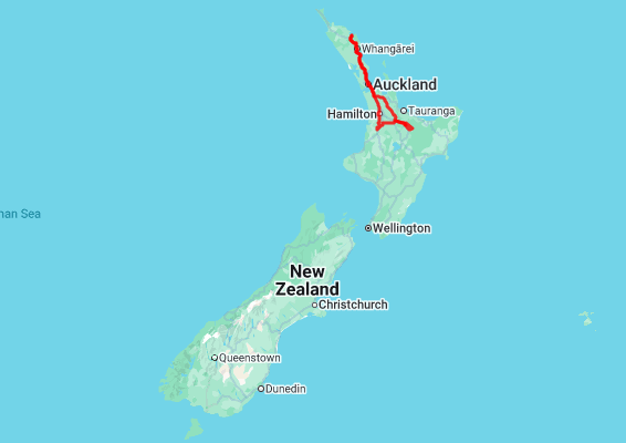 Tour map