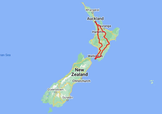 Auckland To Wellington Train Route Map Northern Explorer & Northern Highlights 9 Day Nz Tour