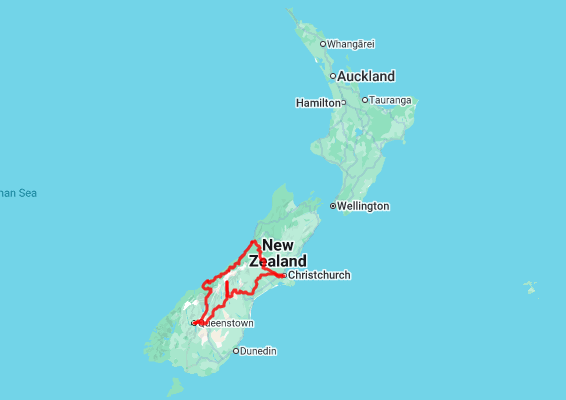 Tour map