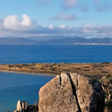 Scenic View out over stewart Island