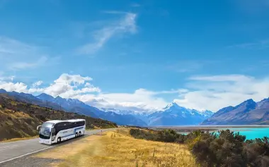 Bus heading to Christchurch