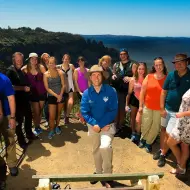 Group shot of Blue Mountains Luxury Diamond Private Day Tour with AEA Luxury Tours