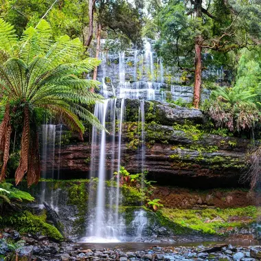 Russell Falls in Tasmania