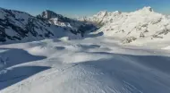 Sunset Flight above Mount Cook with  Mackenzie Helicopters