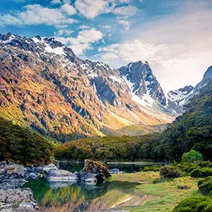 Lake Mackenzie, Fiordland, New Zealand