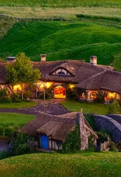 Image of Hobbiton village