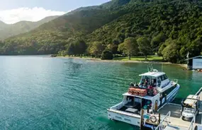 Catamaran for sailing the Queen Charlotte Sounds