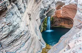 A waterfall Karijini National Park