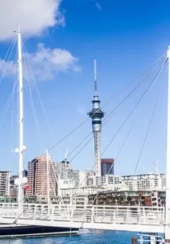 View of Auckland Skyline and Sky Tower