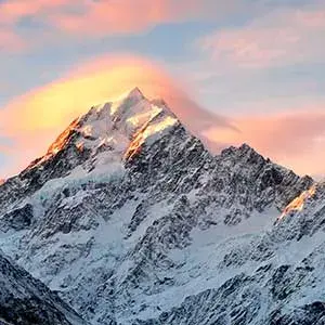 Sunset over Mt Cook