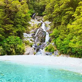 Cross the stunning Haast Pass