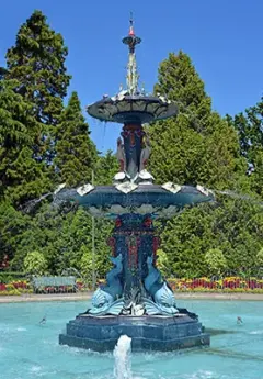 Image of Hagley Park Fountain in Christchurch