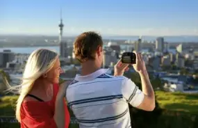 Photographing the Auckland skyscape