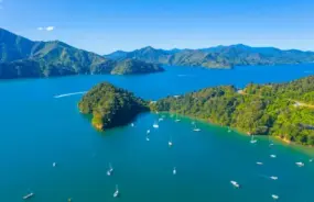 view of Marlborough Sounds