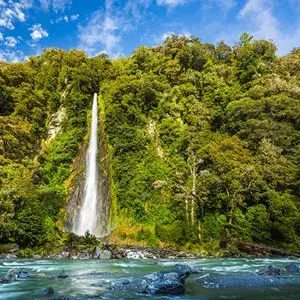 Thunder Creek Falls, Haast Pass