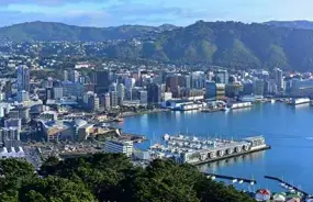 Aerial View over Wellington